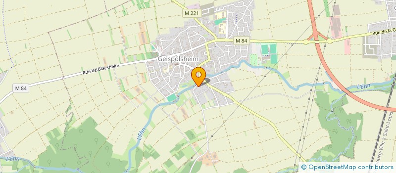 localisation de l'entreprise SCI PAQUERETTE  GEISPOLSHEIM