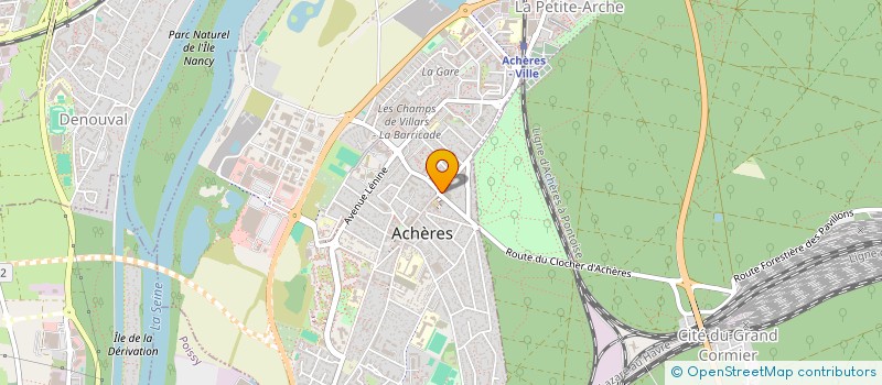 localisation de l'entreprise SCI PAQUET à ACHERES