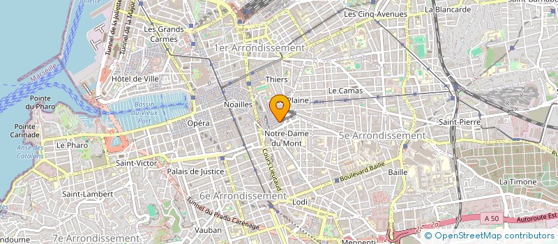 localisation de l'entreprise SCI PAQUITA à MARSEILLE