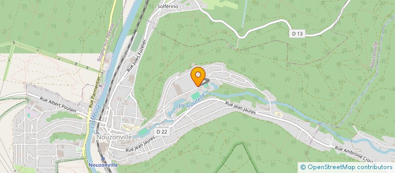 localisation de l'entreprise SCI PAQUOT-RANVOISE  NOUZONVILLE