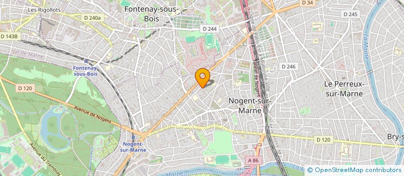 localisation de l'entreprise SCI PAR 11 RENE GOSCINNY à NOGENT-SUR-MARNE