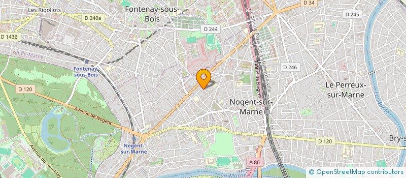 localisation de l'entreprise SCI PAR 33 MARBEUF  NOGENT-SUR-MARNE