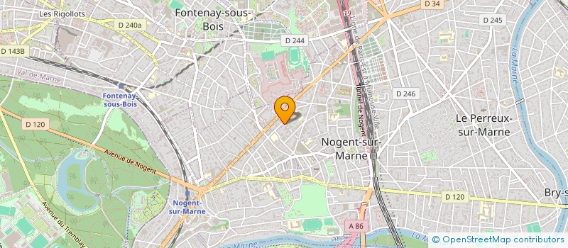 localisation de l'entreprise SCI PAR 4 HOCHE  NOGENT-SUR-MARNE