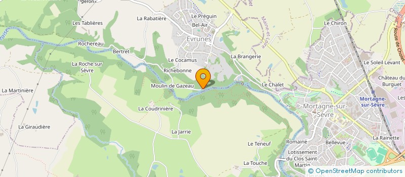 localisation de l'entreprise SCI PAR GRANDS VENTS  MORTAGNE-SUR-SEVRE