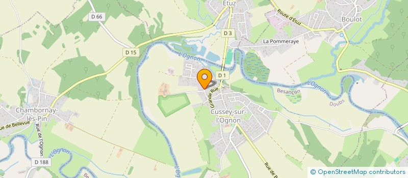 localisation de l'entreprise SCI PAR.M  VIEILLEY