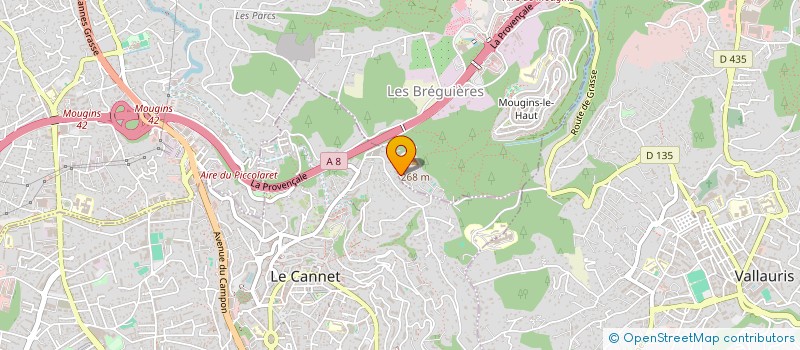 localisation de l'entreprise SCI PAR T'SIN à MOUGINS