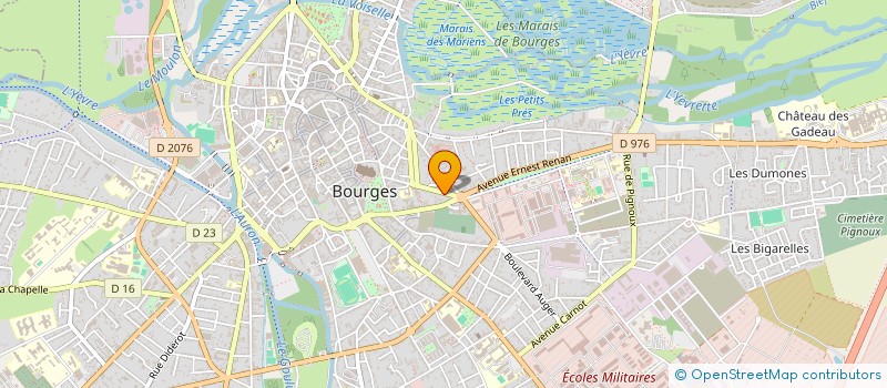 localisation de l'entreprise SCI PAR2  BOURGES