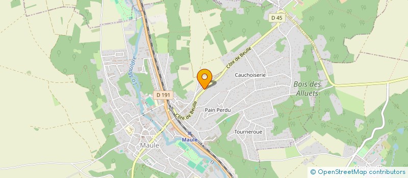 localisation de l'entreprise SCI PARA  MAULE