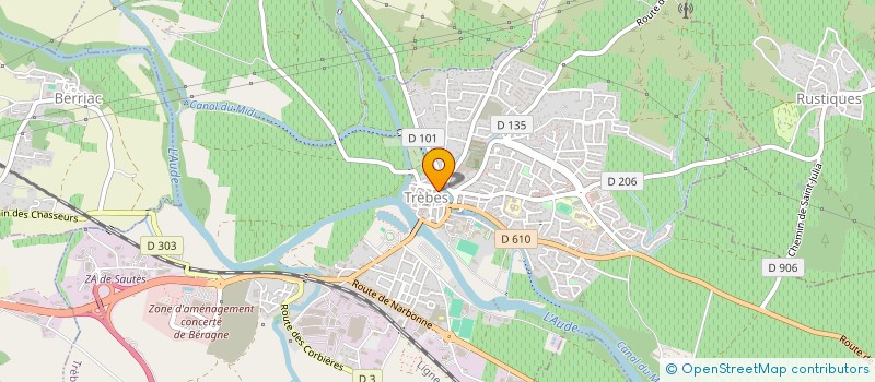 localisation de l'entreprise SCI  PARA MEDICALE  TREBES