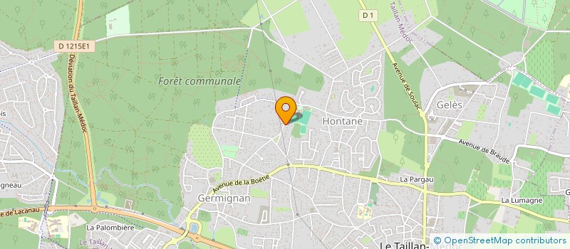 localisation de l'entreprise SCI PARA PODO - LE TAILLAN  LE TAILLAN-MEDOC