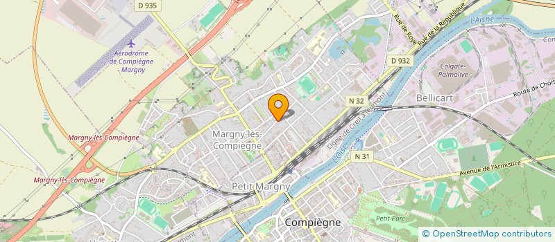 localisation de l'entreprise SCI PARACELSE  MARGNY-LES-COMPIEGNE