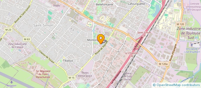 localisation de l'entreprise SCI PARACUELLOS à TOULOUSE