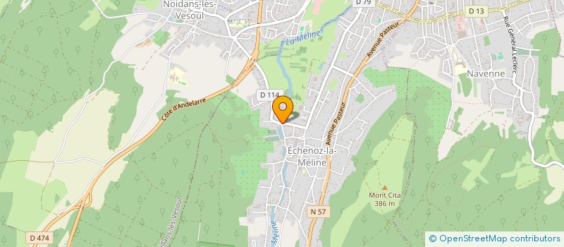 localisation de l'entreprise SCI PARACURU à ECHENOZ-LA-MELINE