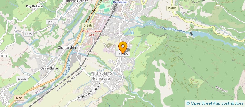 localisation de l'entreprise SCI PARAD'ALP  VILLAR-SAINT-PANCRACE