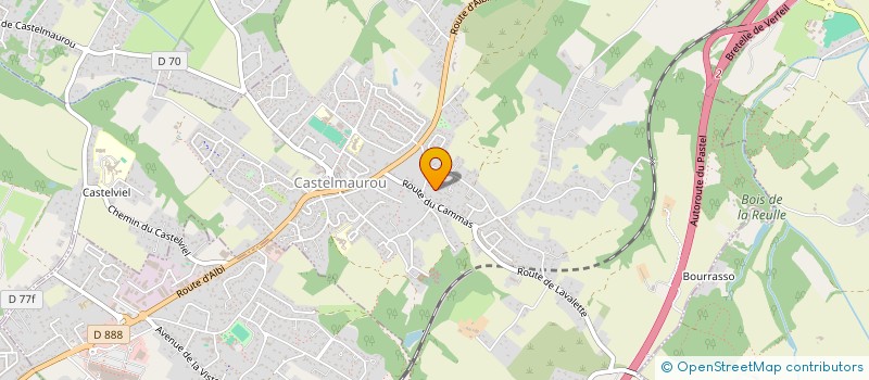 localisation de l'entreprise SCI PARADAN  CASTELMAUROU