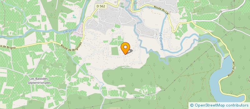 localisation de l'entreprise SCI PARADI  CARCES