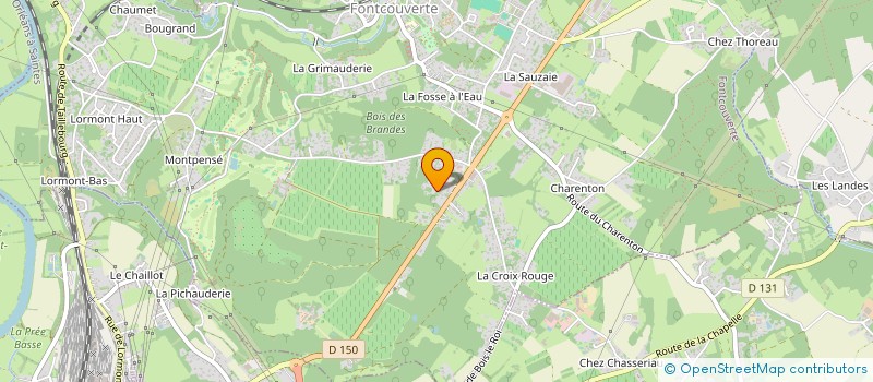 localisation de l'entreprise SCI PARADIS 1  BUSSAC-SUR-CHARENTE