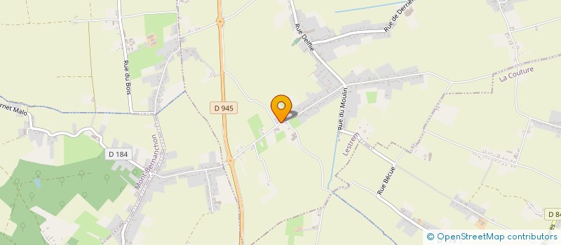 localisation de l'entreprise SCI PARADIS  LESTREM