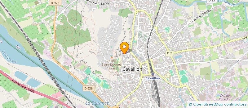 localisation de l'entreprise SCI PARADIS  CAVAILLON