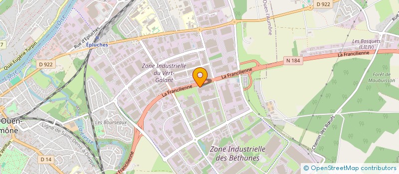 localisation de l'entreprise SCI PARADIS  SAINT-OUEN-L'AUMONE