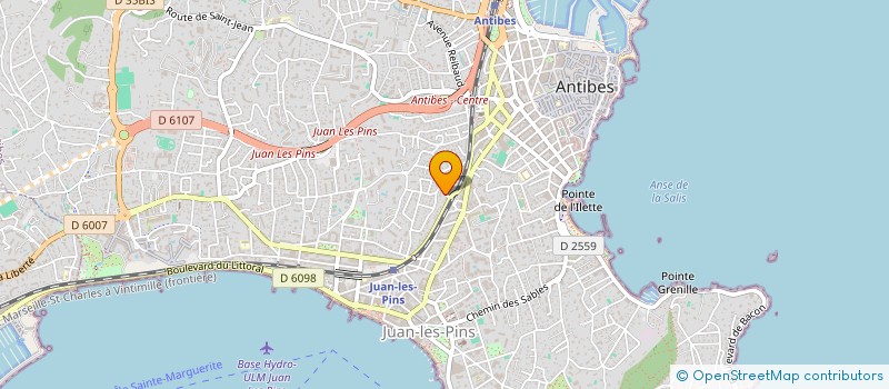 localisation de l'entreprise SCI PARADIS à ANTIBES
