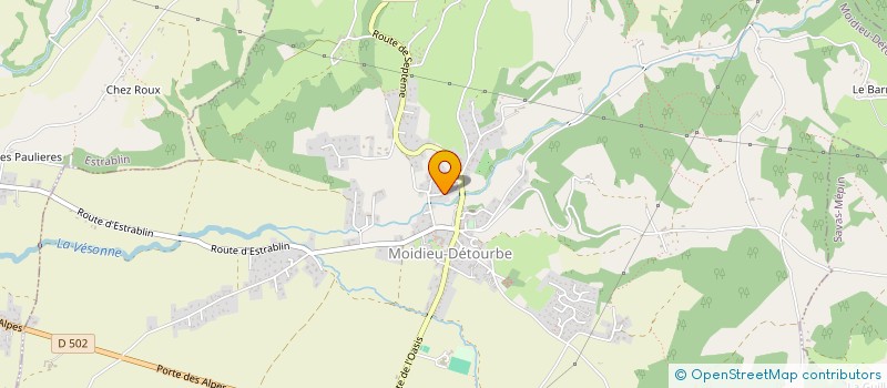 localisation de l'entreprise SCI PARADIS  MOIDIEU-DETOURBE