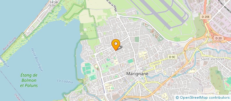 localisation de l'entreprise SCI PARADIS  MARIGNANE