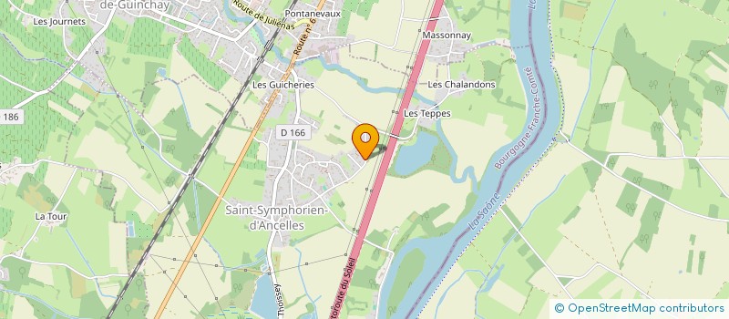 localisation de l'entreprise SCI PARADIS ETOILE  SAINT-SYMPHORIEN-D'ANCELLES