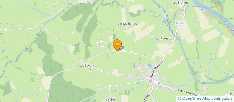 localisation de l'entreprise SCI PARADIS LA GOUTTE ROUSSIN  MELAY