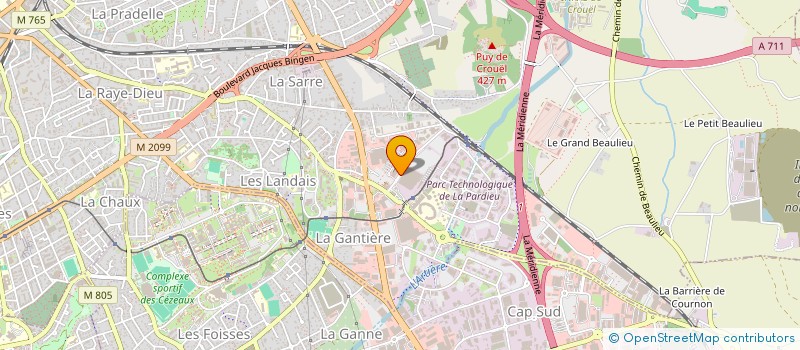 localisation de l'entreprise SCI PARADIS LEA ET ANTOINE  CLERMONT-FERRAND