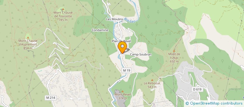 localisation de l'entreprise SCI PARADISIO KL  TOURRETTE-LEVENS