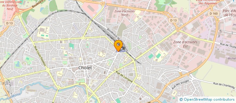 localisation de l'entreprise SCI PARADISO à CHOLET