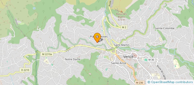 localisation de l'entreprise SCI PARADIZE  VENCE