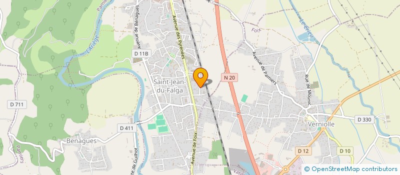 localisation de l'entreprise SCI PARADOCS à SAINT-JEAN-DU-FALGA