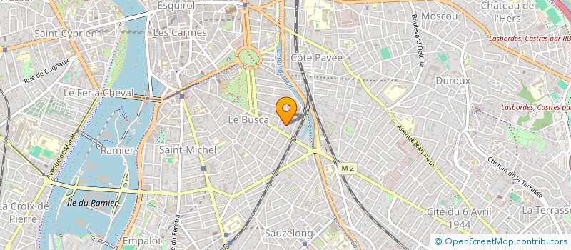 localisation de l'entreprise SCI PARADOUX 32 B à TOULOUSE