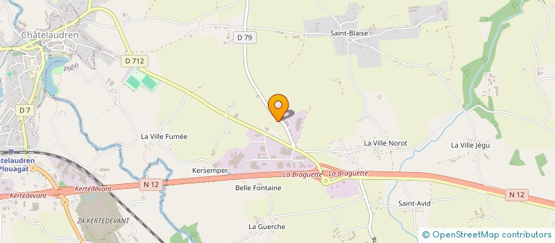 localisation de l'entreprise SCI PARAFAME à PLELO