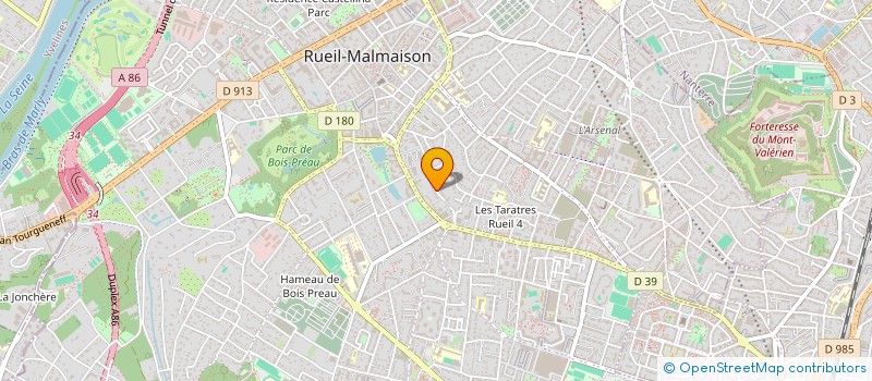 localisation de l'entreprise SCI PARAGAUGE à RUEIL-MALMAISON