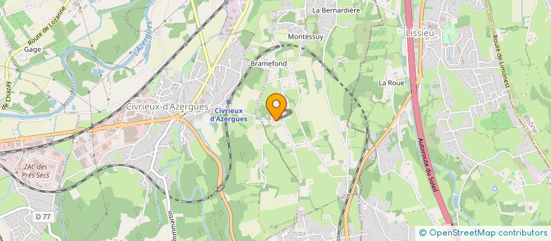 localisation de l'entreprise SCI PARAGON  PRADINES