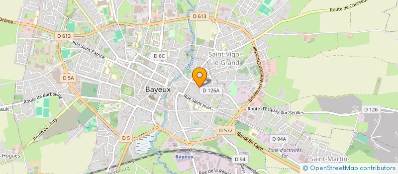 localisation de l'entreprise SCI PARAGRAPHE IMMO  BAYEUX