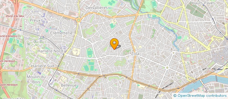 localisation de l'entreprise SCI PARAISO INVEST  NANTES
