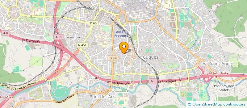 localisation de l'entreprise SCI PARALLELE 78 à AIX-EN-PROVENCE