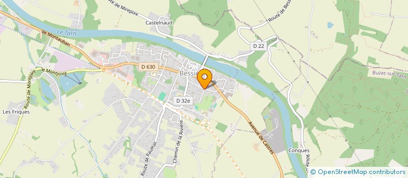 localisation de l'entreprise SCI PARAMATI  BESSIERES