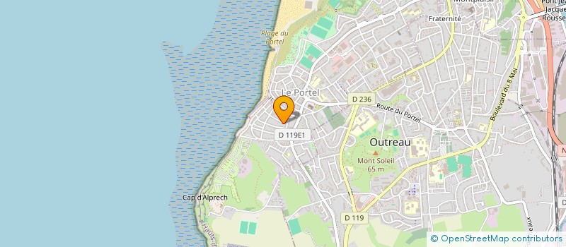 localisation de l'entreprise SCI PARAME  LE PORTEL