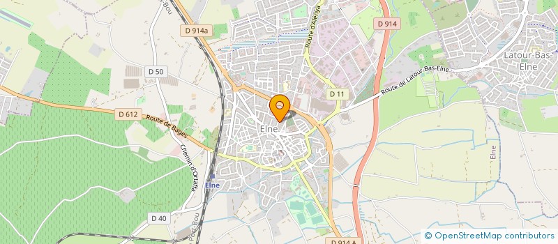 localisation de l'entreprise SCI PARAMED  ELNE