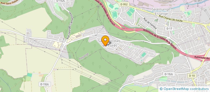 localisation de l'entreprise SCI PARAMED  HAYANGE