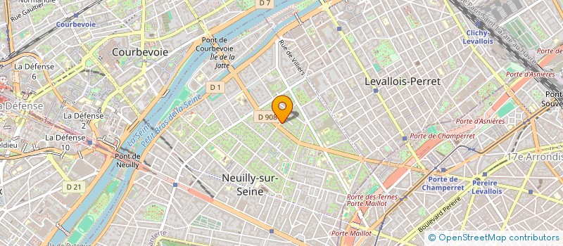 localisation de l'entreprise SCI PARAMED 45 à NEUILLY-SUR-SEINE