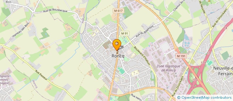 localisation de l'entreprise SCI PARAMED RONCQ à RONCQ