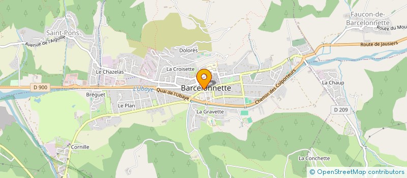localisation de l'entreprise SCI PARAMEDICAL à BARCELONNETTE