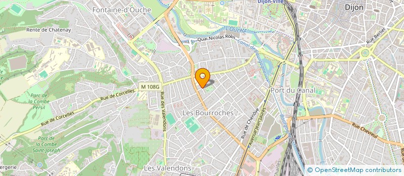 localisation de l'entreprise SCI PARAMEDICALE DU VOLNAY à DIJON