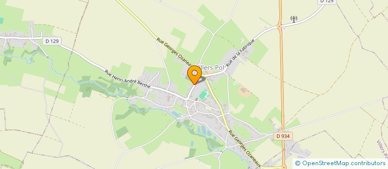 localisation de l'entreprise SCI PARAMEDICS  VILLERS-POL